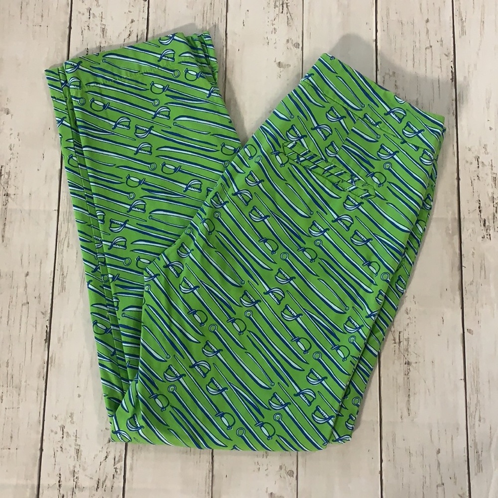 Lilly Pulitzer Elaine Cutlass Sword Print Pants